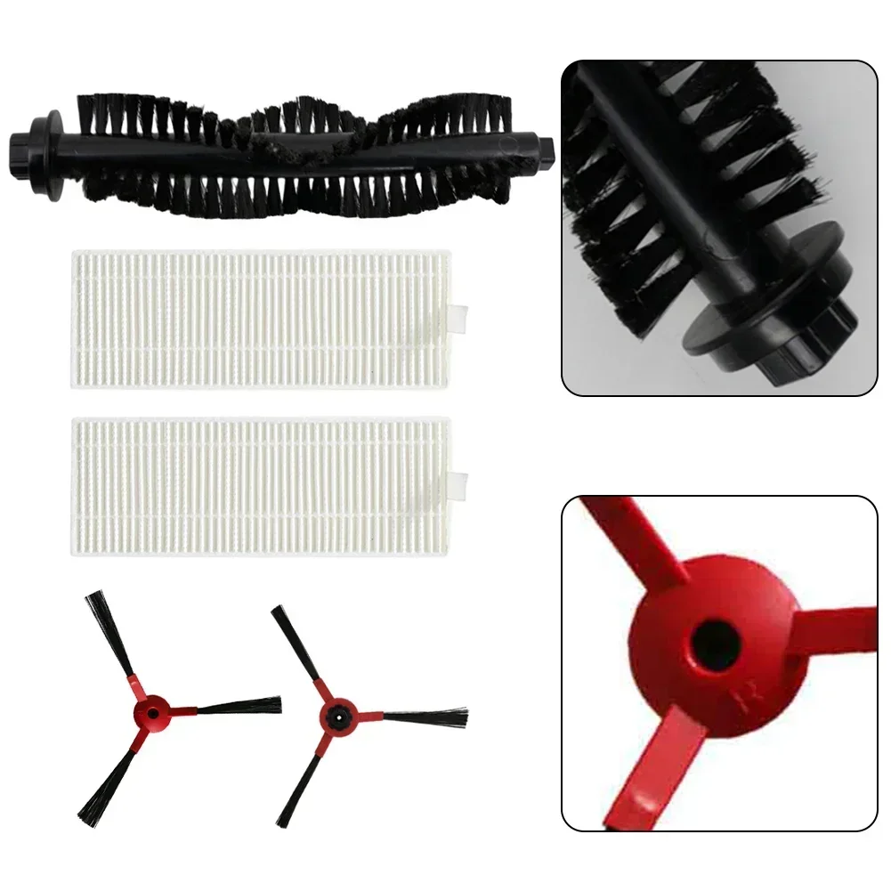 Hsrロボット掃除機用のメインブラシキットとサイドブラシ,スペアパーツ,家庭用掃除アクセサリー