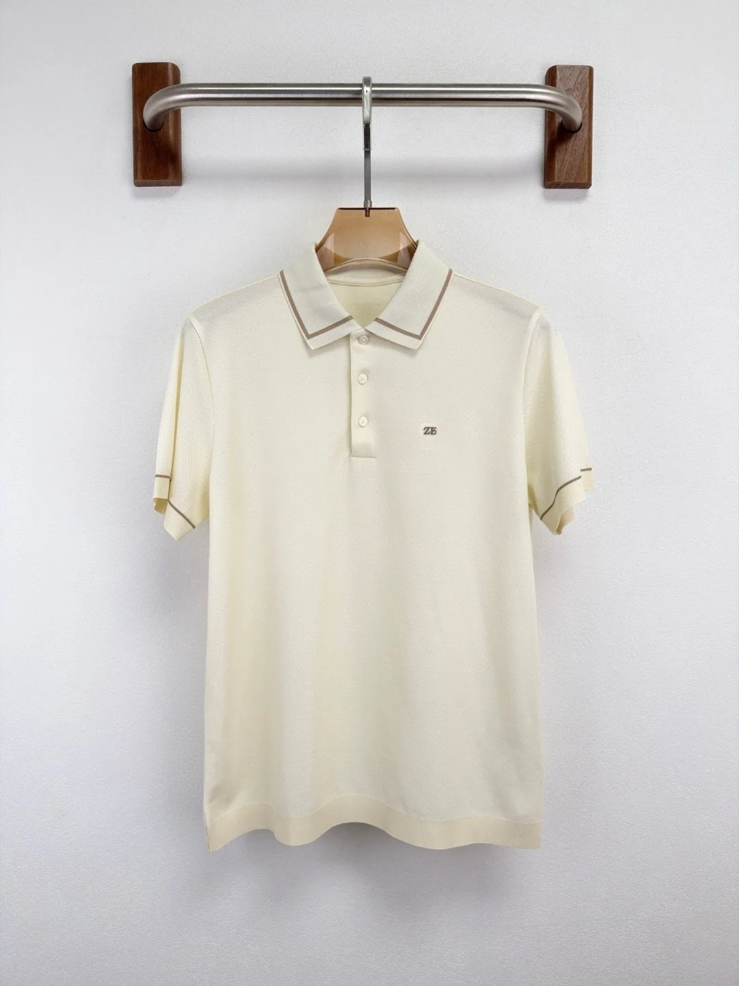 

Italian Style High Quality Business Short Sleeve Shirt Casual Knitted Lightweight Men's Fashion Spring Summer