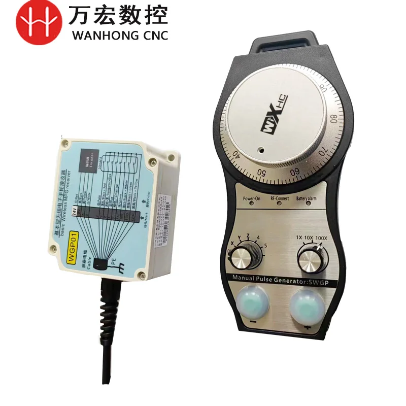 XHC Беспроводной контроллер с ЧПУ Маховик для фрезерного станка Пульт дистанционного управления с ЧПУ SWGP
