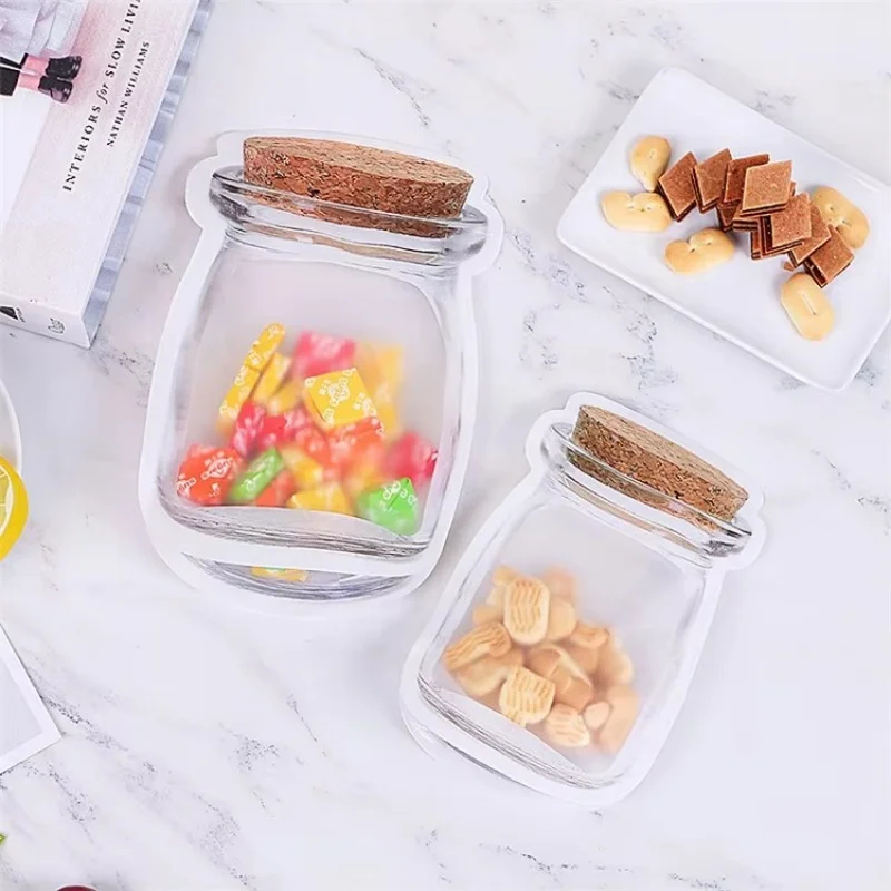 50/100 Uds tapas de madera tarro de albañil bolsa de embalaje DIY cacao té Matcha polvo caramelo merienda especias café bolsas de almacenamiento de azúcar