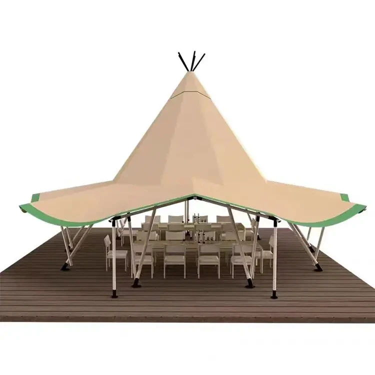 6M Outdoor Luxury Camping Picnic Indian Pyramid Camping Tent