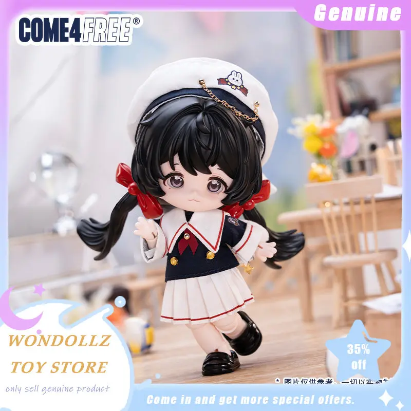 

New Come4free Ob11 Bjd Clothes Daily Series School Uniform Outfit Dress Bonnie Milk Cake Doll Accessories Replacement Gift
