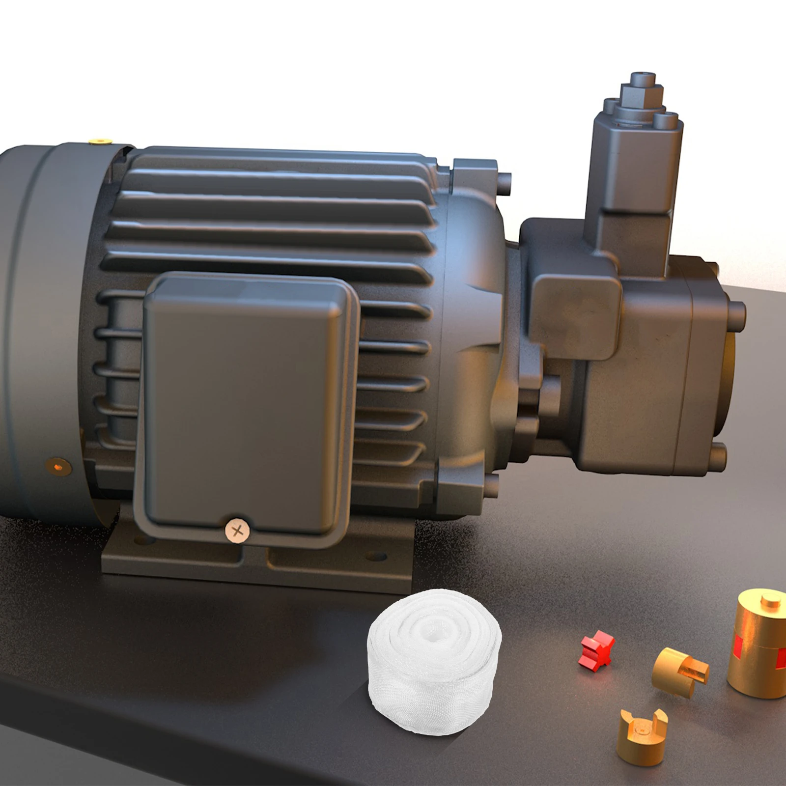 

1 Roll Cloth Tape High Density Woven For Pipe Insulation Heat Resistant Fiberglass Mesh Roll Reinforced Fiberglass Cloth Tape