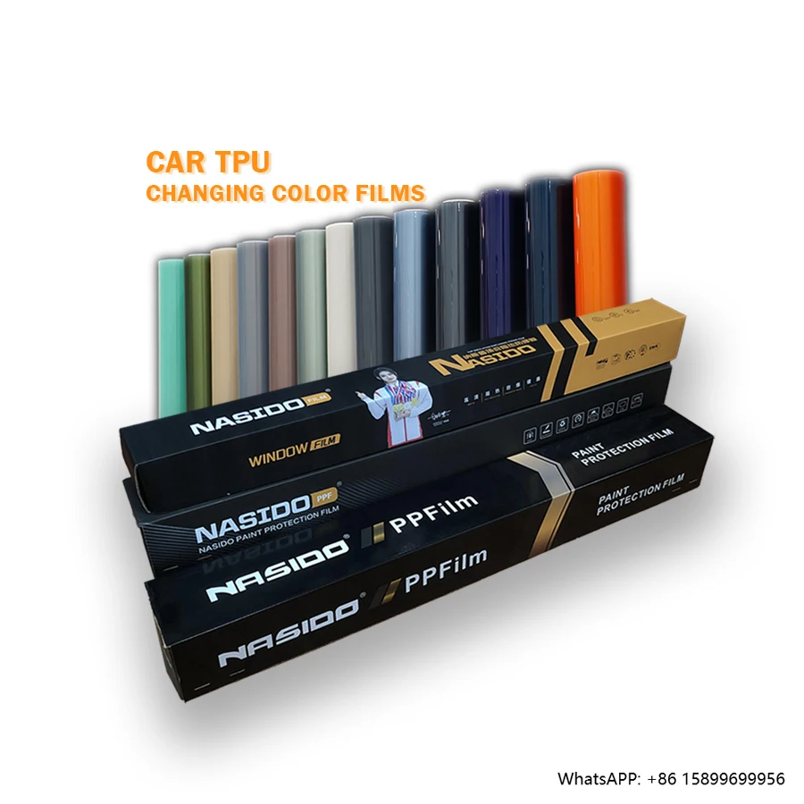 

7 Years Warranty NASIDO High Quality Wrap Film Wholesale Self Healing Nano Coated Car Color Ppf Film