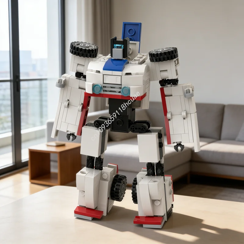 

262 детали MOC Конструктор «Трансформер Джаз»: развивающая игрушка-модель для самостоятельной сборки, идеальный подарок на Рождество для детей