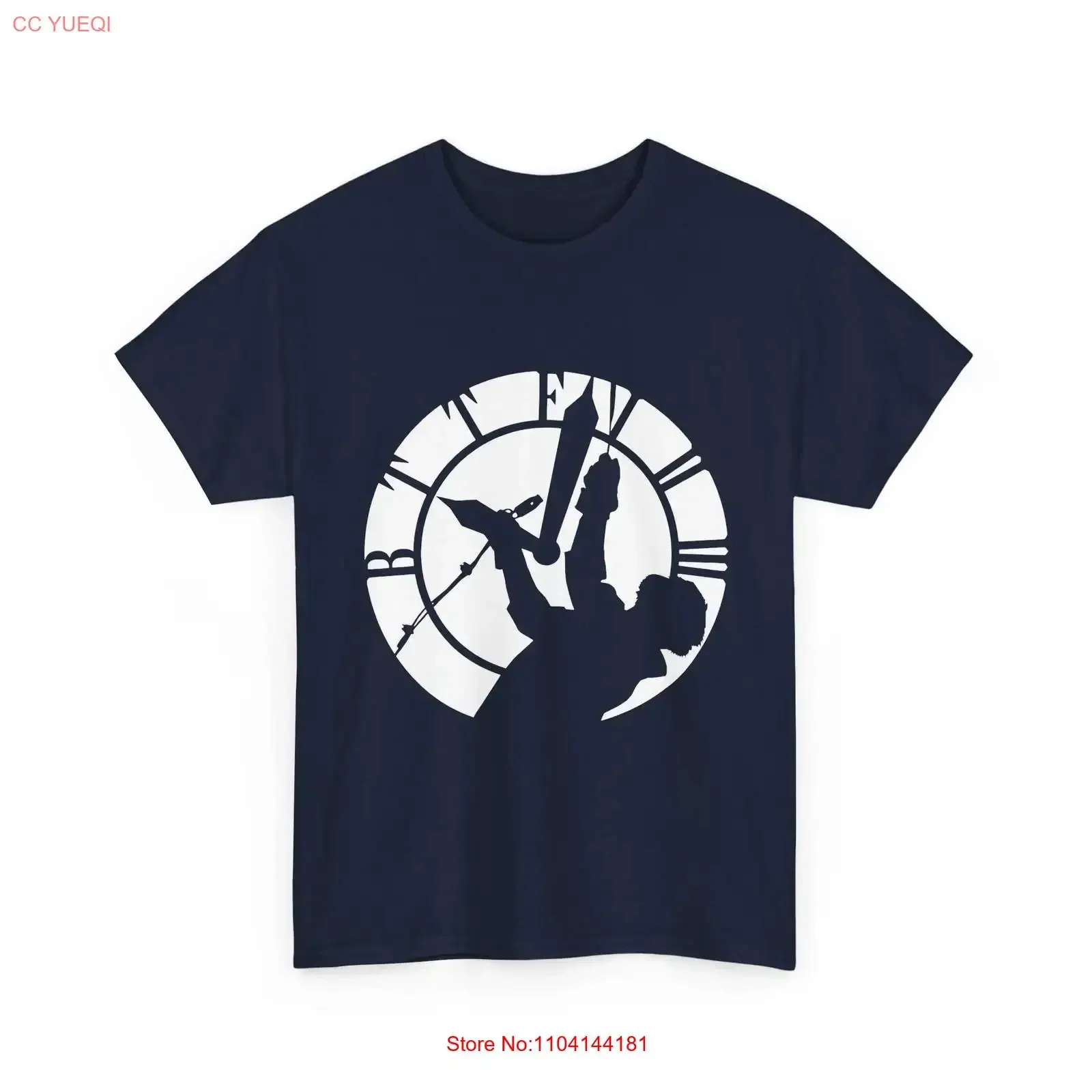 T shirt Doc Brown at the Clock Tower in Back to Future 100 cotton S XL long or short sleeves vintage Washed