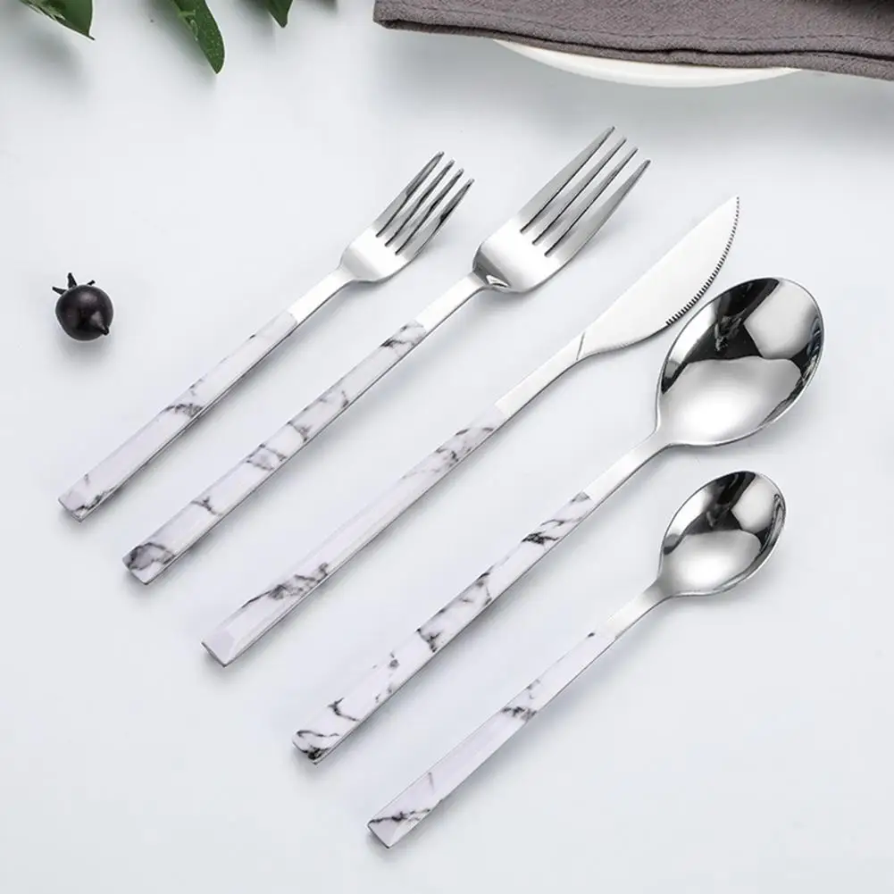 High-end Wheat Palace Stainless Steel Cutlery Set Complete Tableware Holiday Decoration Wedding Gift Spoon Fork Public Series
