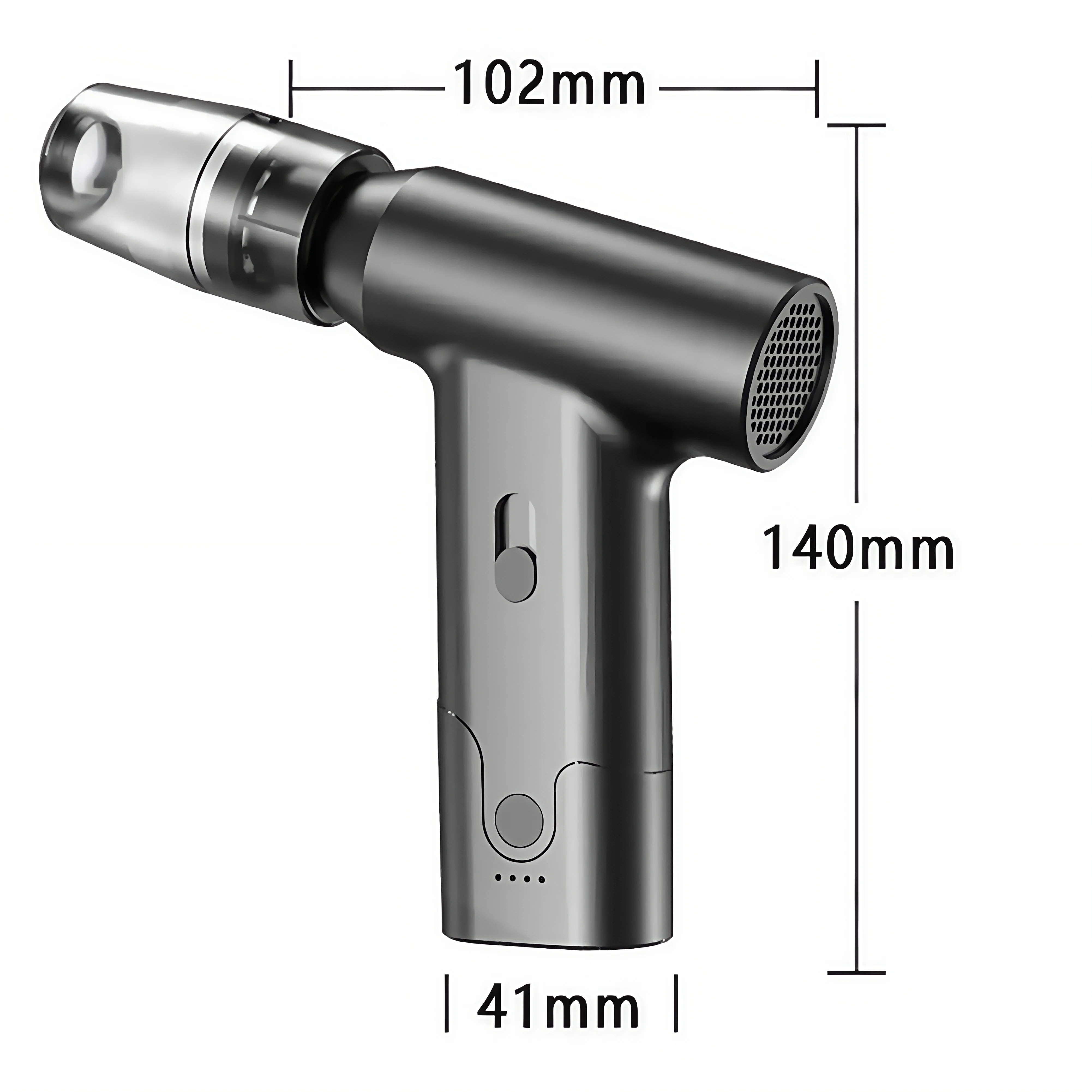 Mini Electric Air Duster & Vacuum – 110K RPM Cordless 2 in 1 Keyboard Cleaner with Adjustable Speed – Portable Dust Removal Tool