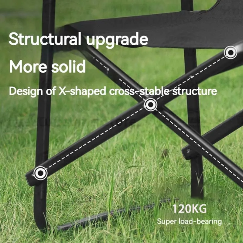 

Naturehike BLACKDOG Camping Chair Outdoor Folding Portable Stool Support Double Layer 600D Oxford Beach Chair Travel Furniture