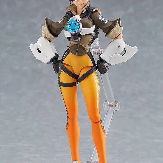 Figma352 Tracer m Overwatch Tracer Flash Movable Model Figure Gift