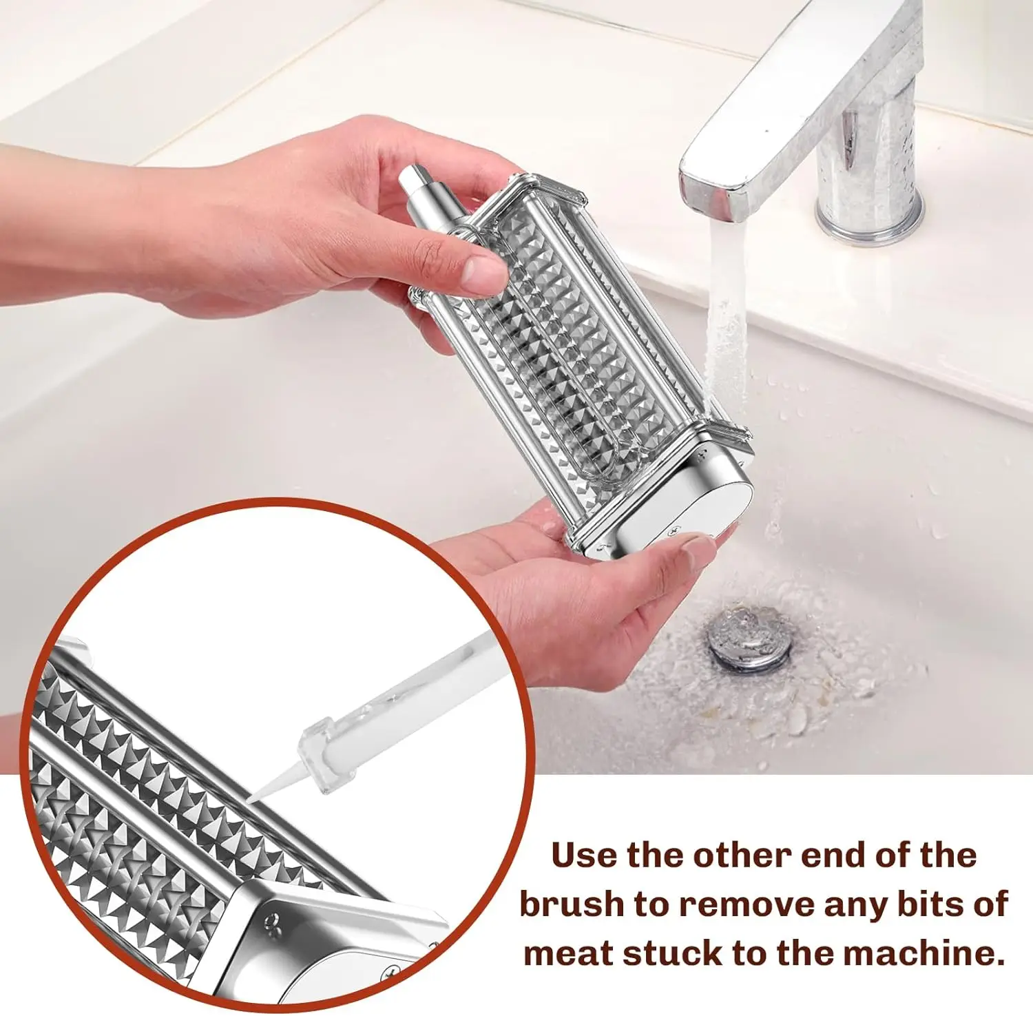 Meat Tenderizer for Kitchenaid chef, Kitchen Aid Meat Tenderizer Attachment for Kitchenaid Stand Mixer,Tenderizer for cuisinart