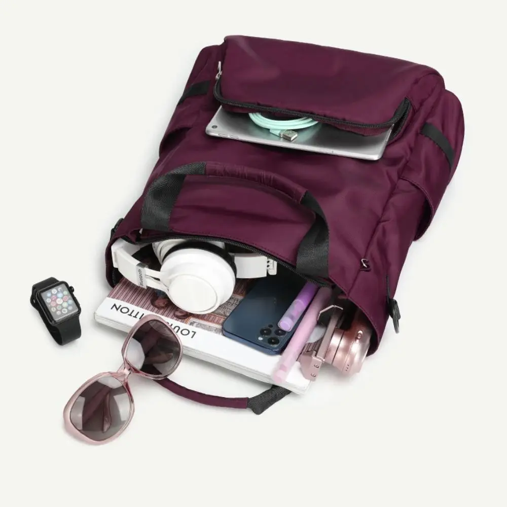 

Универсальный рюкзак из ткани Оксфорд, розовый, синий, красный, большой вместительный школьный рюкзак, моющаяся полиэстеровая сумка для компьютера, мужская и женская