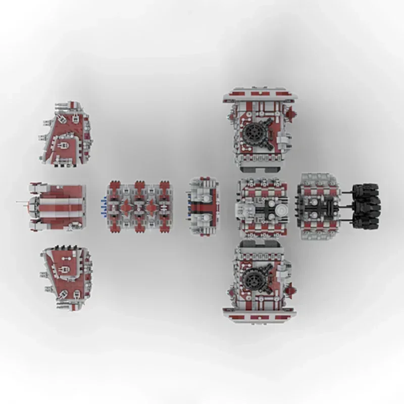 スター映画モデル Moc ビルディングレンガスタークラフト戦艦技術モジュラーブロックギフトクリスマスおもちゃ DIY セットアセンブリ