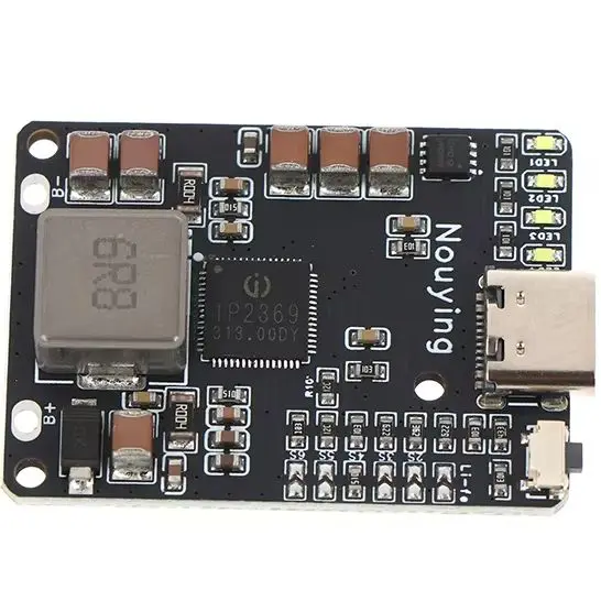 Li-ion LiFePO4 Lithium Batteries Type-C PD Fast Charge Drone IP2369 45W 2S To 6S Battery Charging Discharger Module