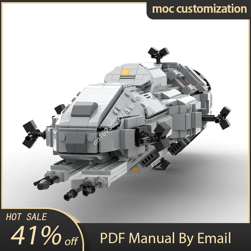 

1930 шт. MOC MCRN Scirocco Space Series модель строительного блока Diy креативная сборка развивающие кирпичи игрушки подарок ребенку