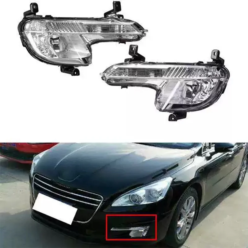 

Подходит для Peugeot 508 2011-2014 годов выпуска: передние противотуманные фары, комплектующие для сборки.