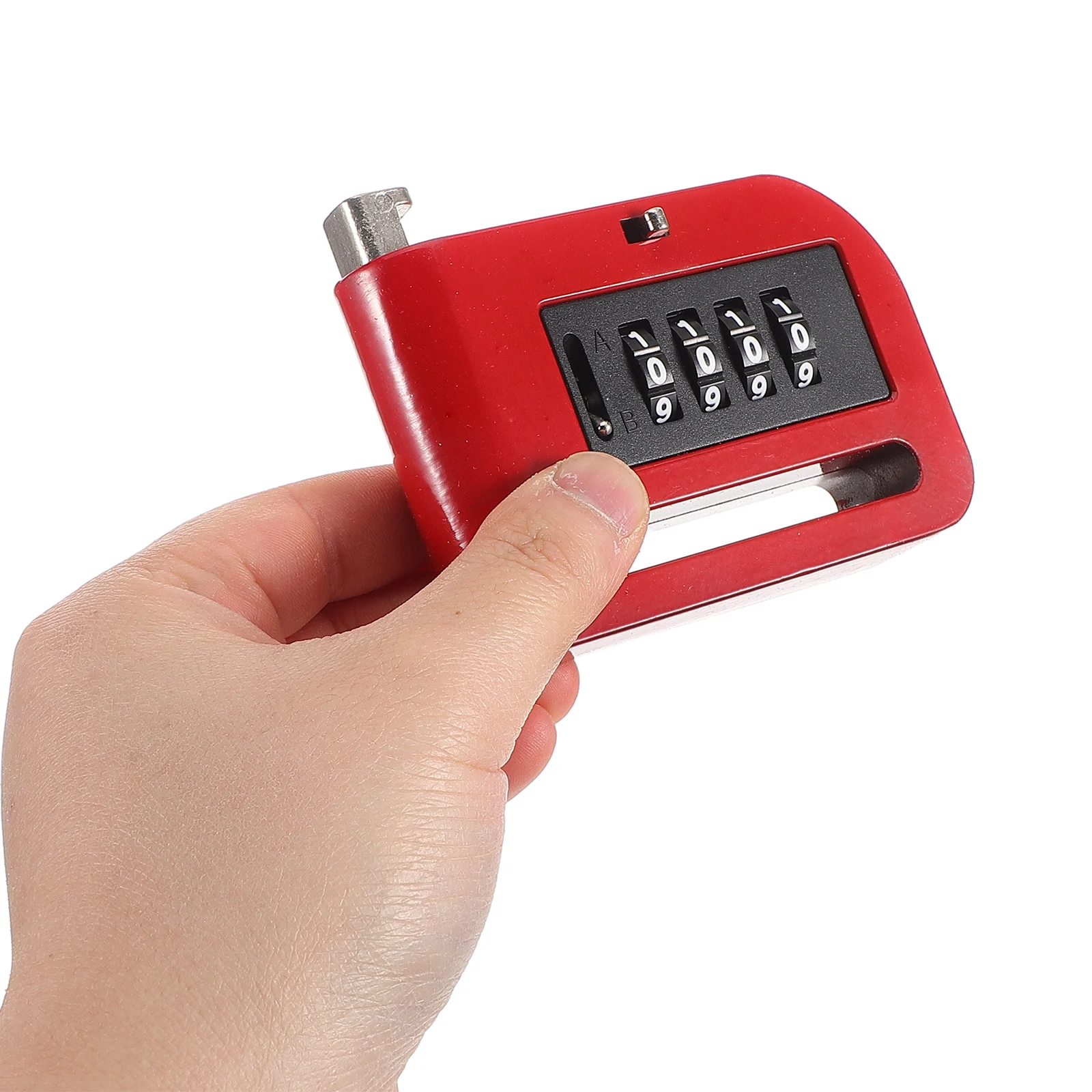 

4-Digit Password Disc Brake Lock High Security for Bicycle Mountain Electric Bikes Motorcycles Aluminum Alloy Anti-Theft Bike