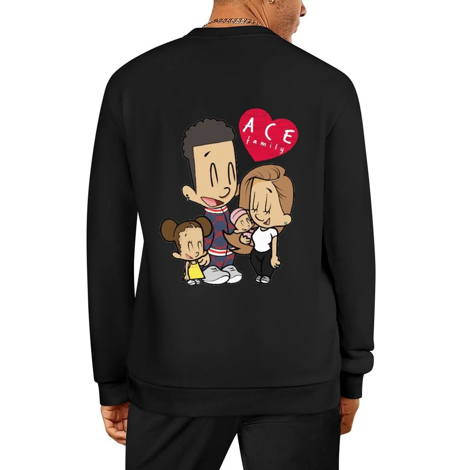 

ace family merch Pullover blouse mens clothing autumn autumn new products new sweatshirt