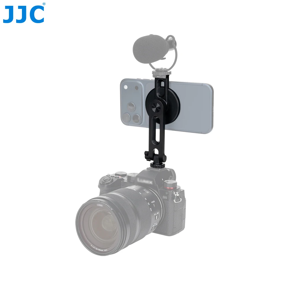 JJC حامل الهاتف المغناطيسي مع الحذاء البارد جبل الهاتف ترايبود جبل آيفون 17 16 15 14 13 12 سامسونج شاشة كاميرا مراقبة #2