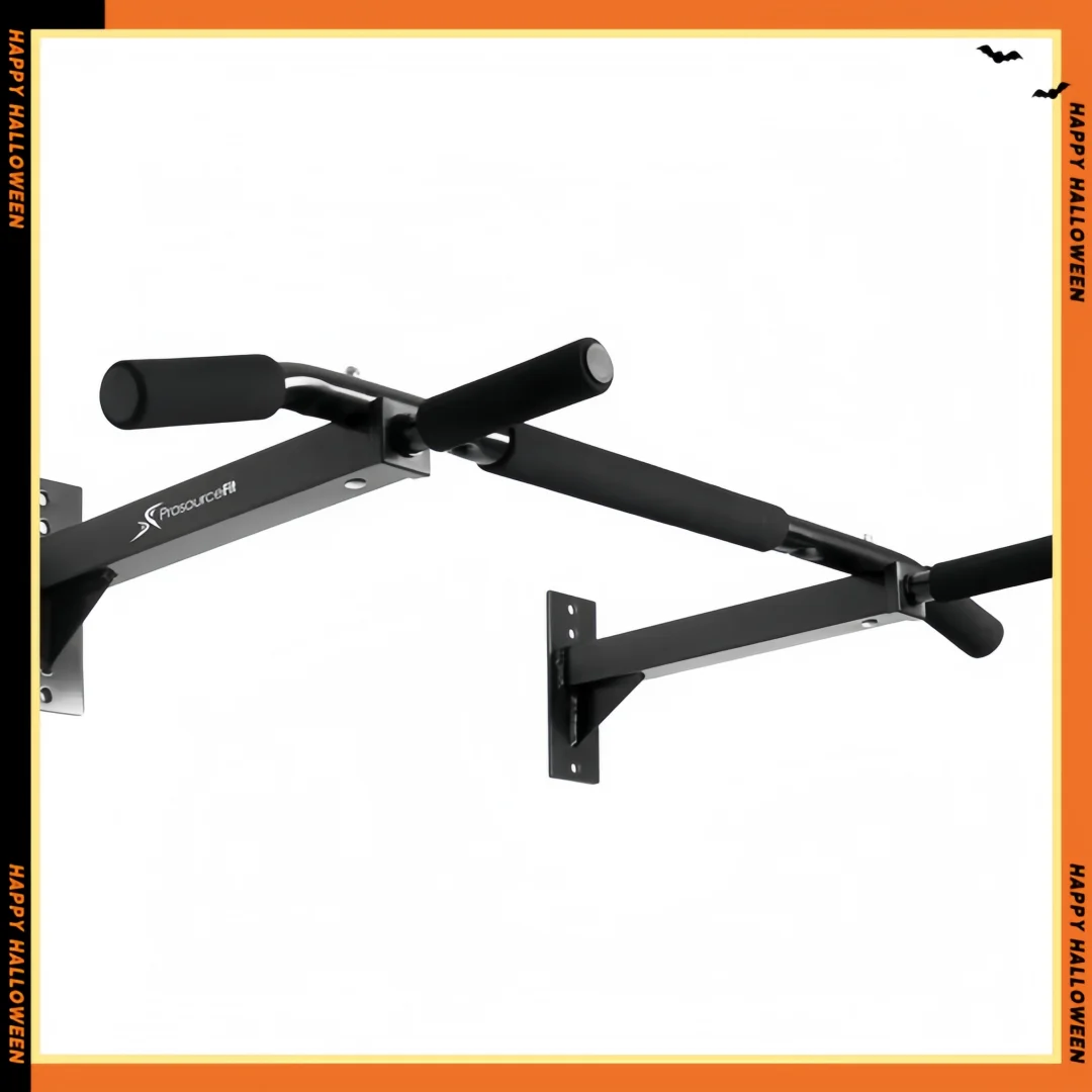 قضيب توفير المساحة للذقن، عالي التحمل بوزن 300 رطل، معدات التمرين المنزلية للمرآب #4