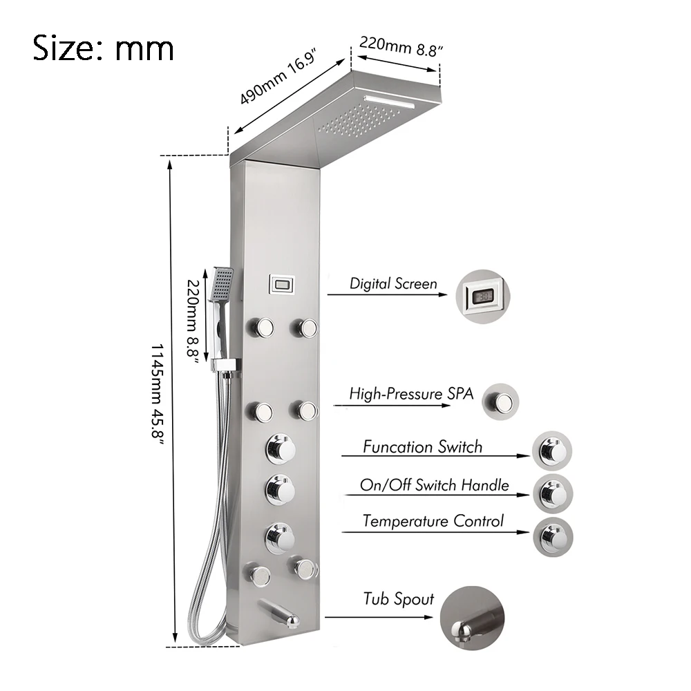 Thumbnail 2 - #14 Latest Shower Columns Offers