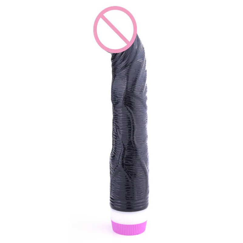 23CM Realistic Dildo G-Spot Stimulate Texture Vibrator Flexible Penis Classic Cock Sex Masturbation Toys For Women Waterproof