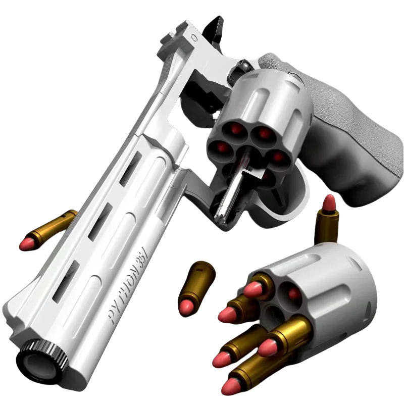 ZP5 Revolver Pistol Launcher Safe Soft Bullet Toy Gun Weapon Model Airsoft Pneumatic Shotgun Pistola Kid Christmas Gift