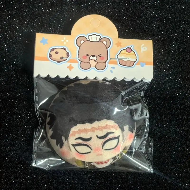 Demon Slayer Cartoon niedliche, bezaubernde Merchandise-Abzeichen, Plüsch-Pins, Schmetterling Shinobu, Muzan, Ichiro, Giyu, Tanjiro Brustpins – Detail 4