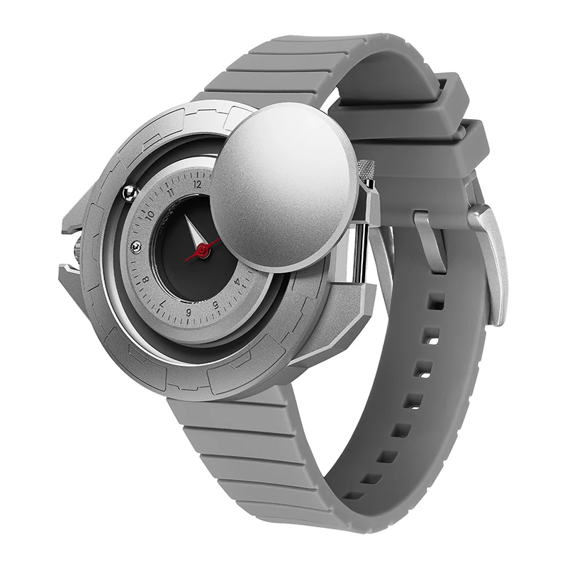 Gravity 2077 DG0133 Luminous Time Track Smooth Cover Unique Wristwatches Gorman Watch Magnetic Floating Watch Futuristic Design