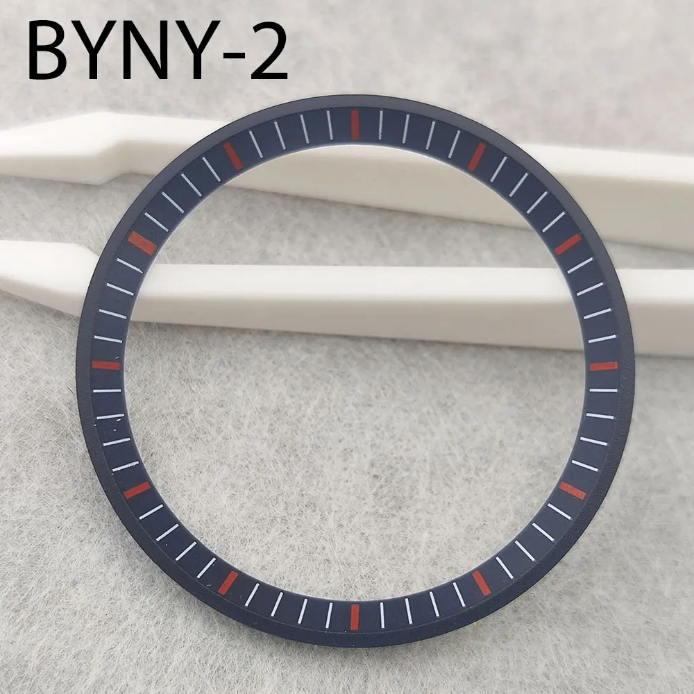 Watch Accessory BY Seal Ring 33.3mm * 27.5mm Red and White Font Suitable for nh35A/nh36A Movement