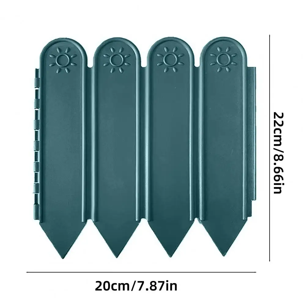 Garden Fence Border Plastic Fencing DIY Garden Fence Succulents Potted Bonsai Garden Yard Lawn Edging Flower Bed Decoration