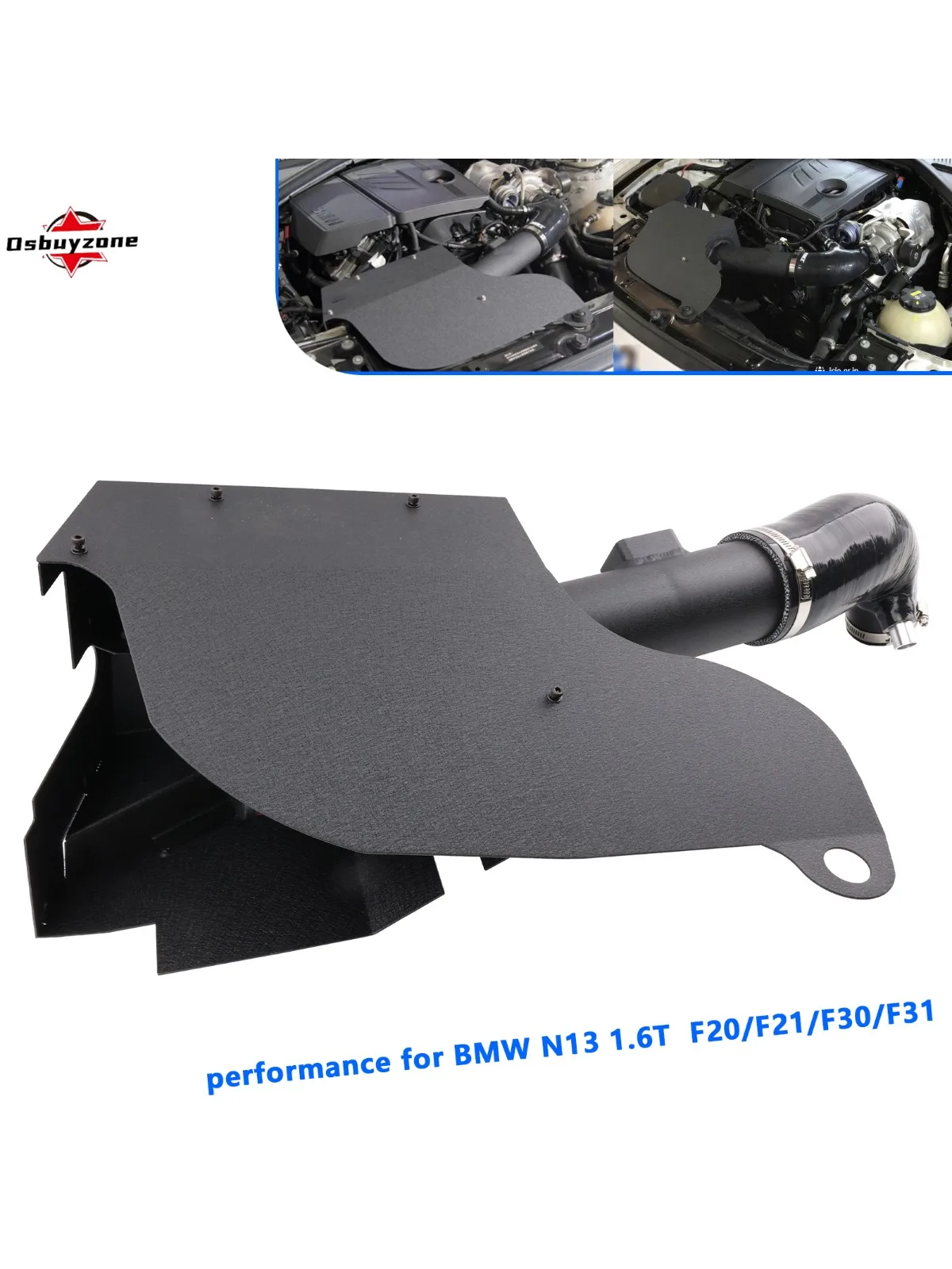 Prestaties Koude Luchtinlaatsysteem voor BMW N13 1.6L turbo F20/F21/F30/F31 116i 118i 120i 316i 318i 320i - afbeelding 2