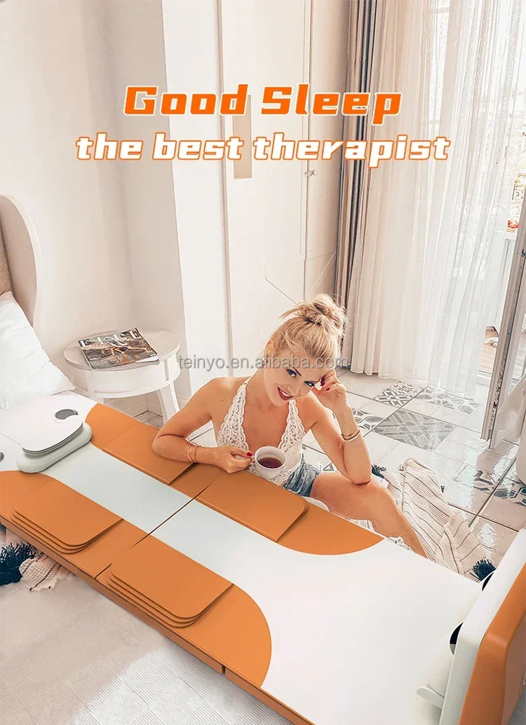 Massage Therapy Mat Good for Sleeping with heating vibration foldable easy for store and carry