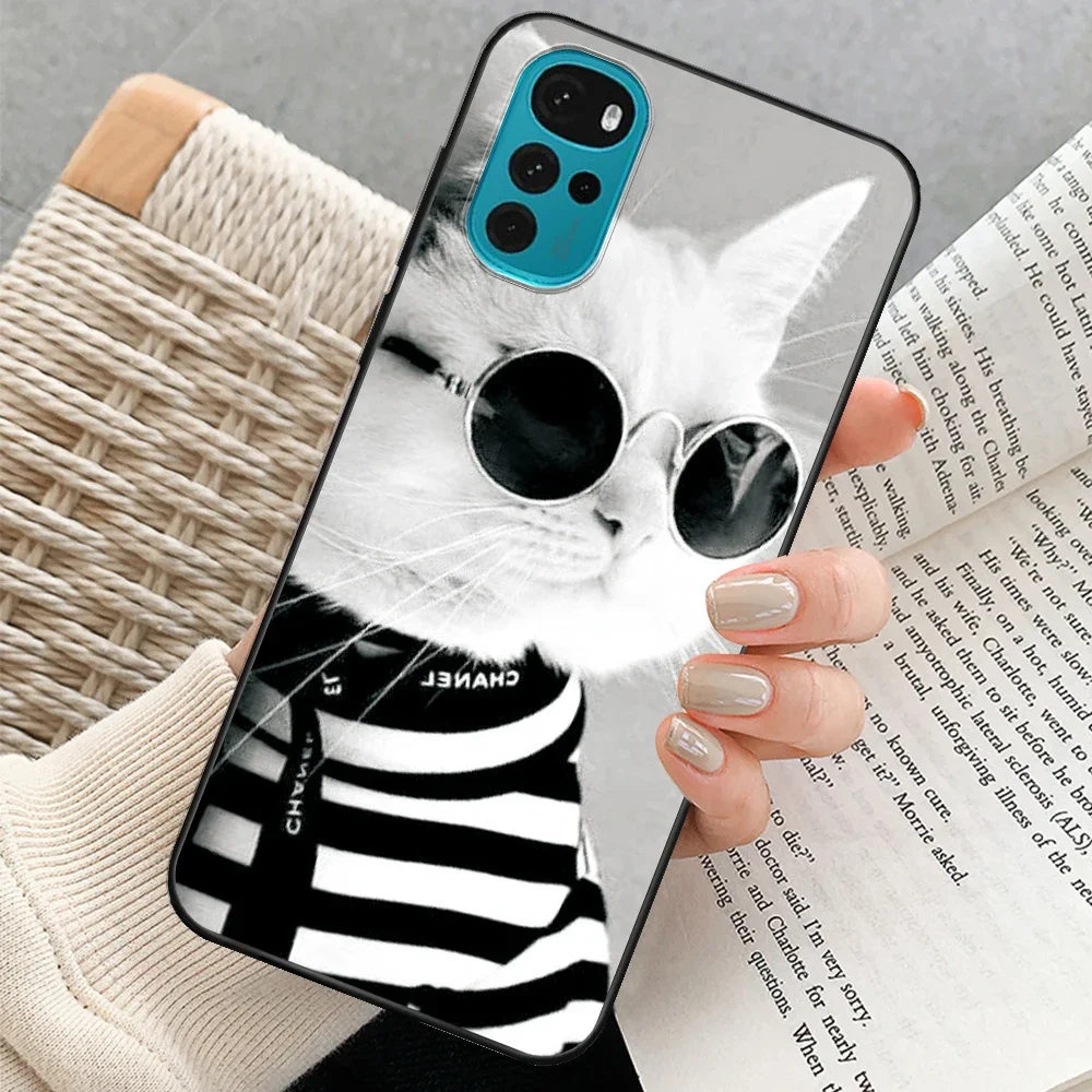 For Motorola Moto G22 Case G22 Soft Silicone TPU Funda Cases for Moto G22 Cover Shockproof Cat Coque for MotoG22 G 22 6.5\'\' Capa