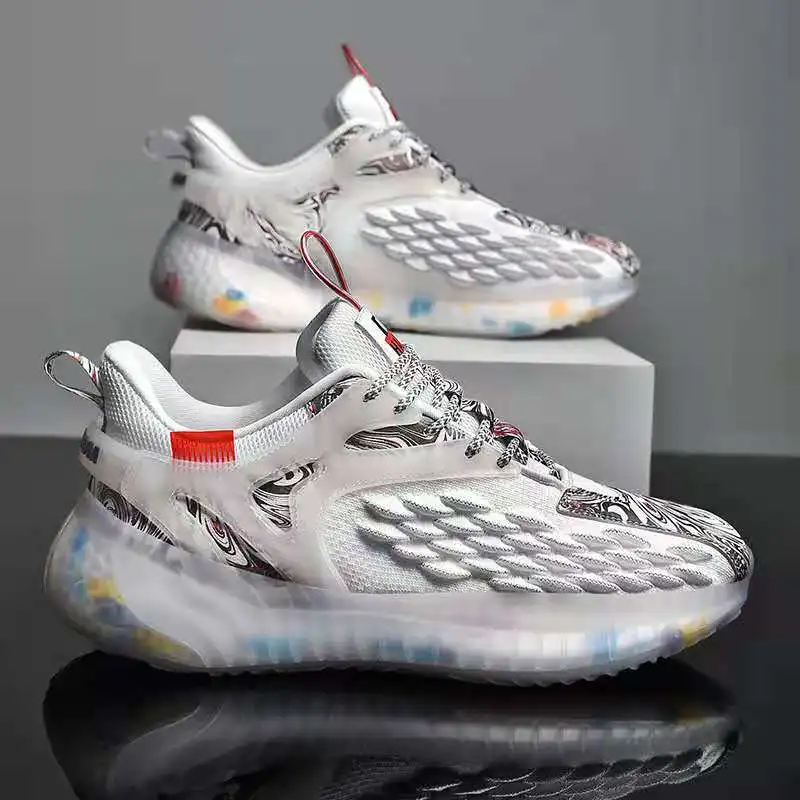 

Новые мужские весенне-осенние повседневные спортивные кроссовки: удобная, легкая и модная вулканизированная мужская обувь.