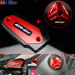 ER-6F Motorcycle Front Brake Fluid Reservoir Cover Engine Oil Filler Cap For KAWASAKI ER6F ER-6F 6F ER6 F 2006-2016