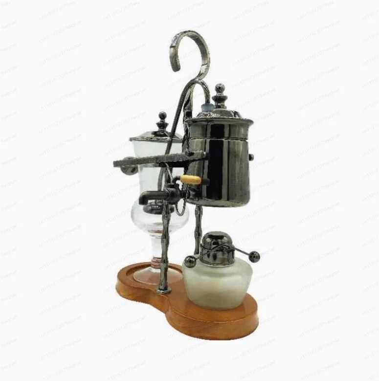 New Design Water Drop Royal Balancing Siphon Coffee Machine, Belgium Coffee Maker Vacuum Brewer