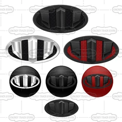 Insignia delantera de coche ABS, calcomanías de maletero trasero, emblema de cubo de rueda, pegatina de volante para Santa Fe Tucson Sportage Sorento Rio