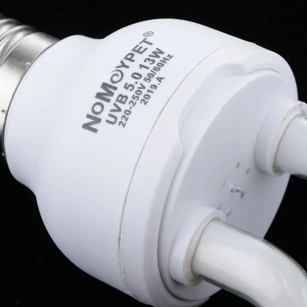 Reptile Heat Lamp Bulb Glass UVB Basking Light for Turtles and Lizards Healthy Metabolism