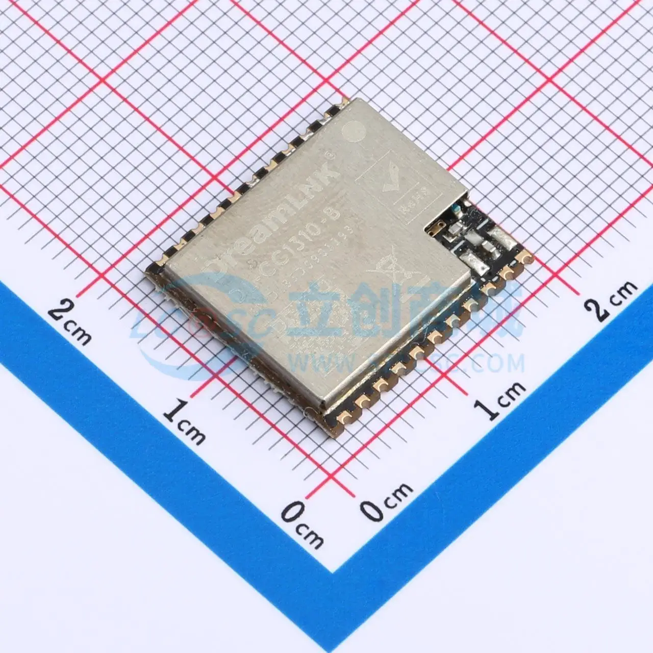 2pcs DL-CC1310-B-868 SMD transceiver 868MHz FSK RF Wireless Communication Module for Smart Home System