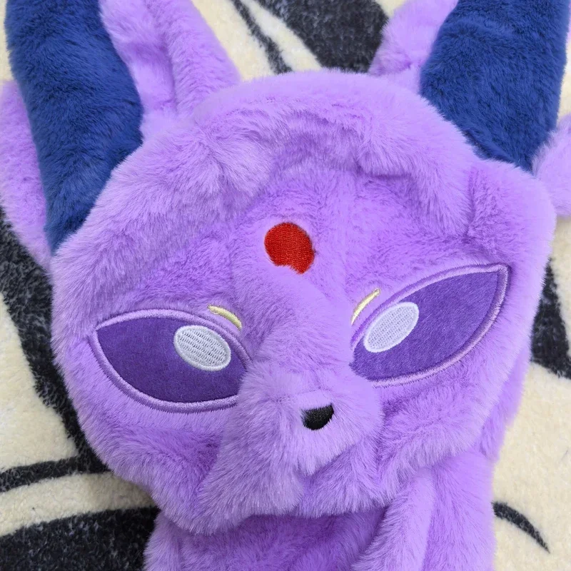 30/70cm Espeon Huge Pokemon Anime Plush Toy Big Pokémon Mentali Kawaii Semi-finished Leather Holster Pillow Gift for Children