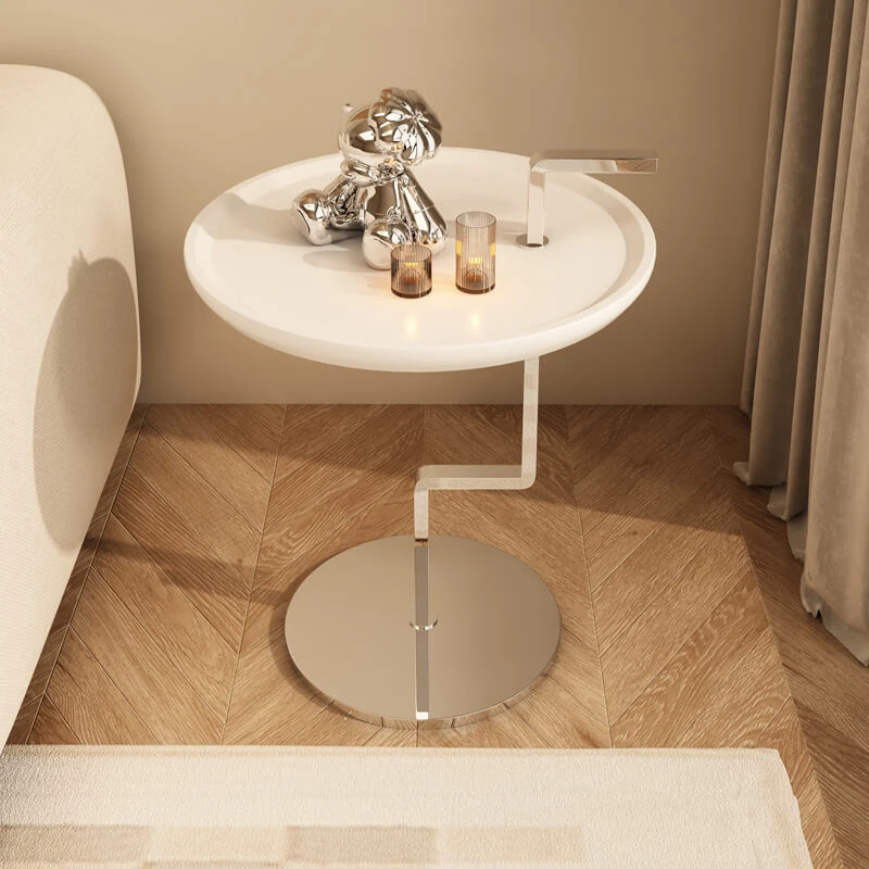 

Auxiliary Entrance Coffee Table Dressing Bedroom Simple Balcony Coffee Table Circular Round Beistelltisch Living Room Furniture