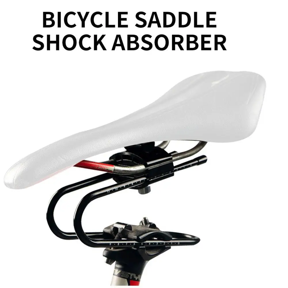 Bicycle Cushion Shock Absorber Saddle Suspension Device MTB Moutain Bike Spring Shock Comfort Bow Seat Booster Cycling Accessory