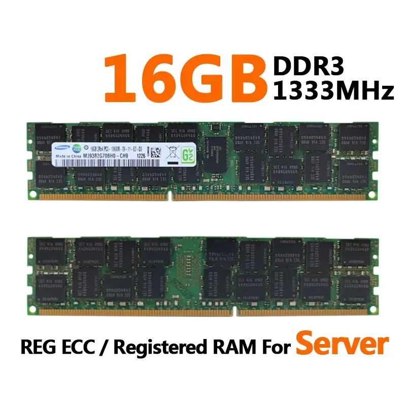 Imagem -04 - Memória de Servidor Ram Samsung Servidor Memoria Ddr3 Reg Ecc Memória Registrada 16gb 8gb 4gb Ram 1866 1600 1333mhz Pc312800r Pcs