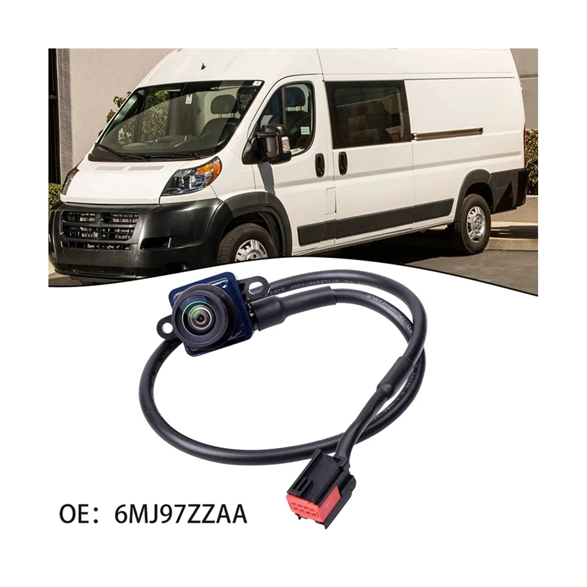 6MJ97ZZZAA Car Rear View Reversing Camera Auto Parking Camera for Ram ProMaster 1500 2500 3500 2014-2021 Vehicle Camera