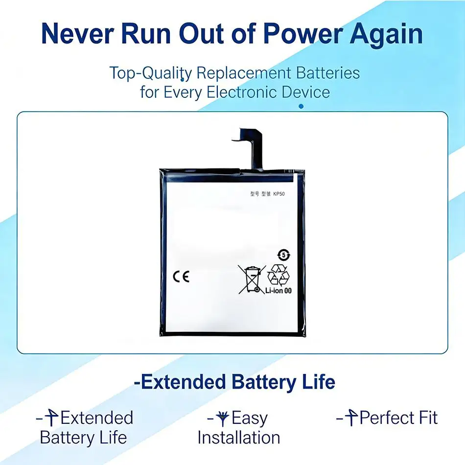 

Аккумулятор для мобильного телефона Motorola Moto XT2010-1, One Zoom Global, Dual Sim, повышенной емкости, KP50