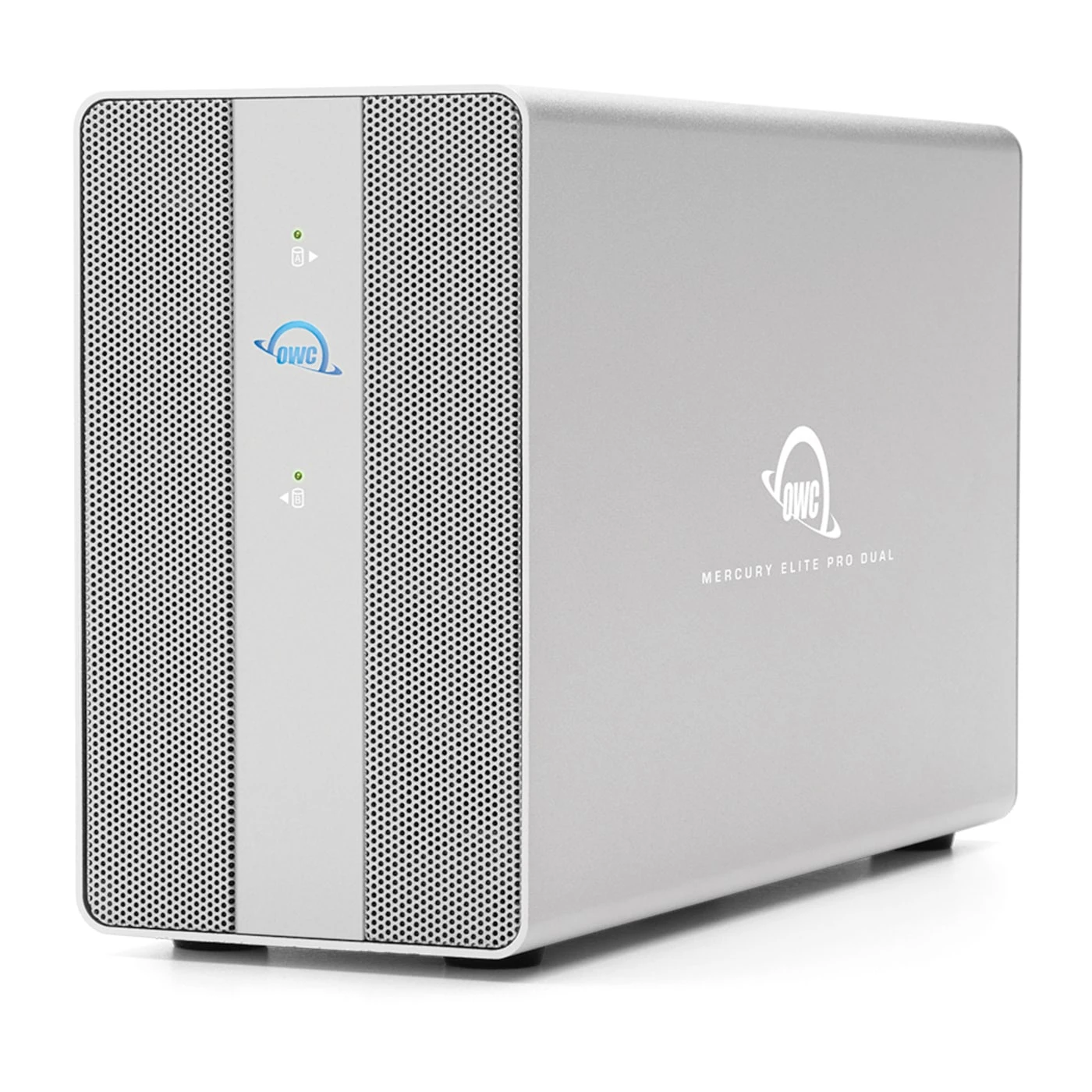 OWC Mercury Elite Pro Dual with 3-Port Hub 0TB RAID USB 10Gb/s Enclosure, Up to 1026MB/s, Works with any USB-equipped Mac, PC