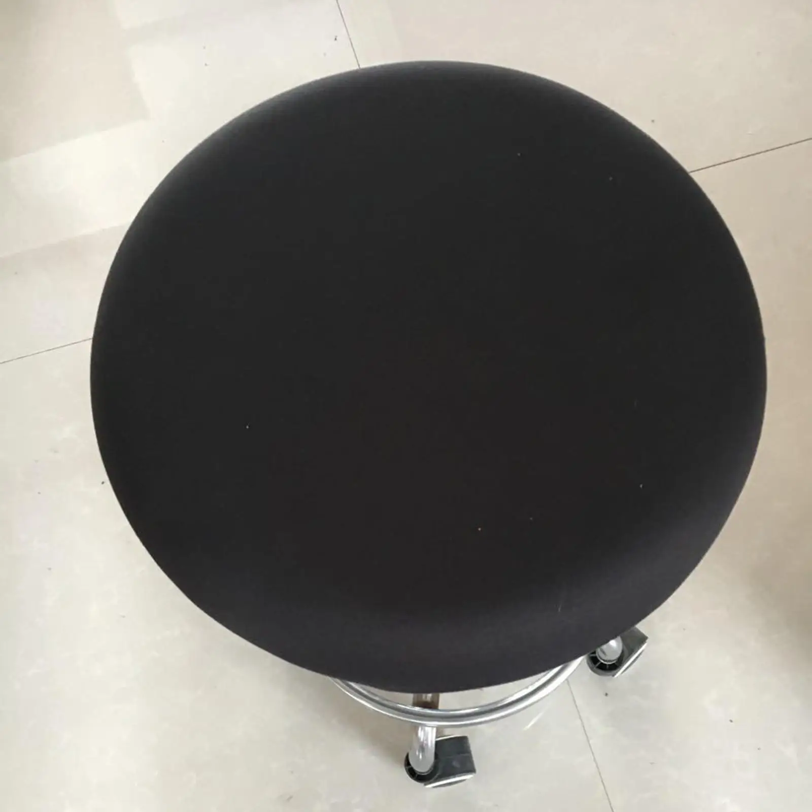 

3xBar Stool Cushion Round Durable Soft Washable for 12-18 inch Chair black