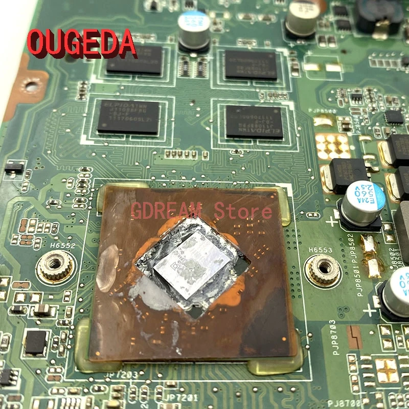 Imagem -05 - Ougeda-placa-mãe para Laptop Asus Mainboard Teste Completo K54ly Rev.2.1 Hm65 Ddr3 2160809000 Gpu