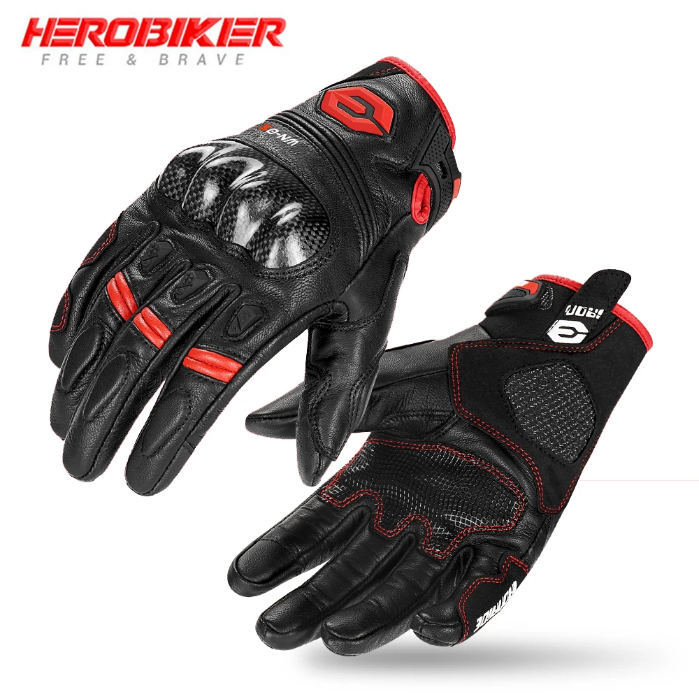 

Off Road Motorcycle Riding Gloves Anti Fall And Anti-collision Riding Equipment Touch Screen Breathable Full Finger Gloves
